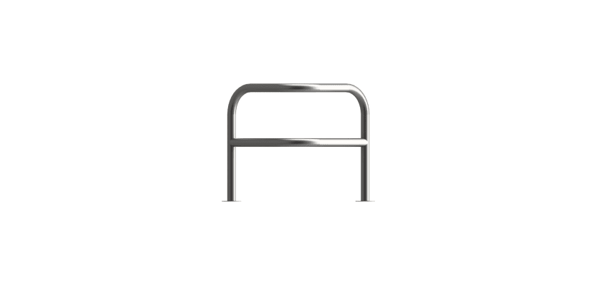 500mm galvanised corner protection barrier