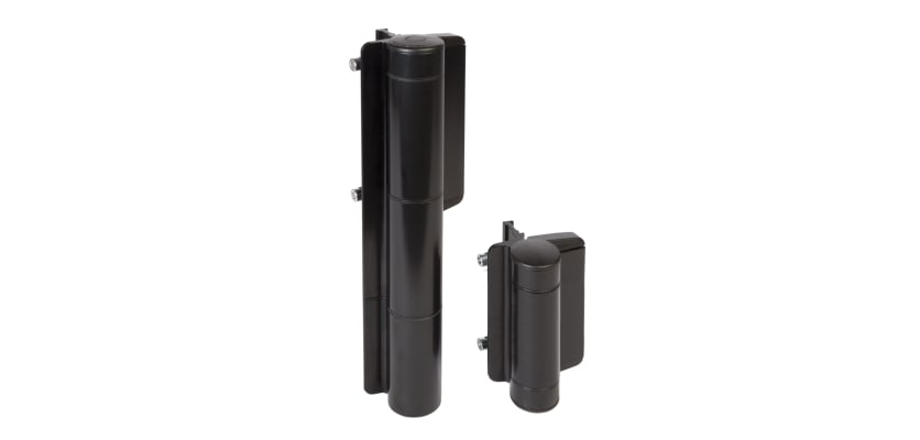 Black Locinox Mammoth HD High Power Second Generation 180° Gate Closer and Hinge Combination