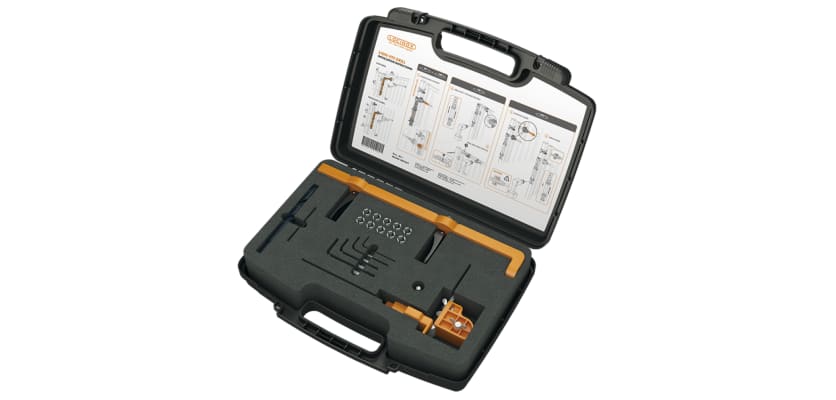 Locinox Lion And Verticlose Drill Assembly And Drilling Jig