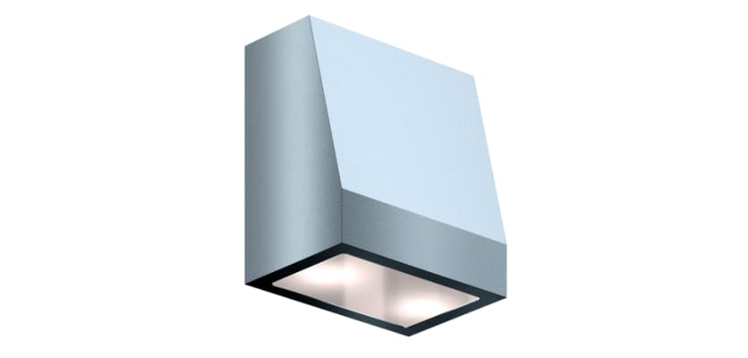 Grey Locinox Hepta75 Architectural Wall Lighting