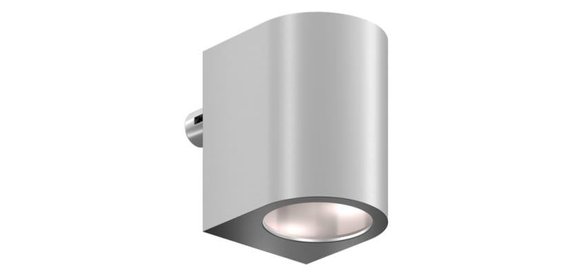 Silver 55mm Locinox Arco Architectural Wall Lighting