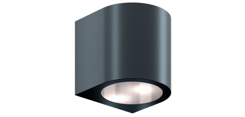 Grey 75mm Locinox Arco Architectural Wall Lighting