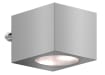 Silver 55mm Locinox Cube Architectural Wall Lighting