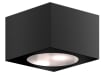 Black 75mm Locinox Cube Architectural Wall Lighting