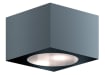 Grey 75mm Locinox Cube Architectural Wall Lighting