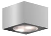 75mm uncoloured Locinox Cube Architectural Wall Lighting