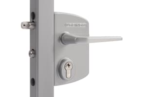 Locinox Surface Mounted Gate Lock - Aluminium Handle Pair And Cylinder