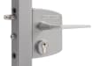 Silver Locinox Surface Mounted Gate Lock