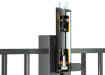 Locinox Fortima-QF Child Safe Magnetic Latch installed on railing gate