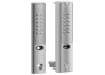 Double silver finish Locinox Vera Battery Powered Code Lock