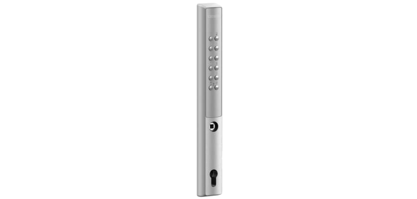 Single silver finish Locinox Vera Battery Powered Code Lock