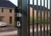 Installed black finish Locinox Modulec-SH Surface Mounted Electric Security Keep