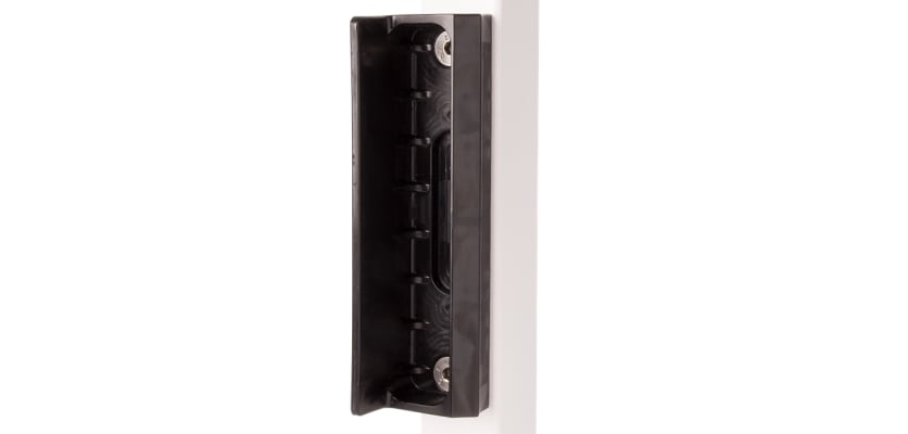 Black finish Locinox Polyamide Garden Gate Keep For Rectangular Profiles
