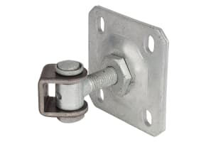 Locinox G90WP Vandal-Proof One-Way 90° Hinge With Adjustable Steel Wall Plate