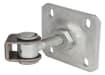 Locinox G90WP Vandal-Proof One-Way 90° Hinge Pair With Adjustable Steel Wall Plate