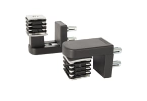 Locinox Nosehinge-I Compact, 2-Way 90° Hinge Pair