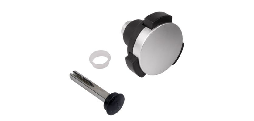 The Components of the Locinox Kidloc Aluminium Childproof Security Knob
