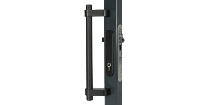 Locinox BAR-A Aluminium Fixed Handle - 60 degree brackets