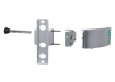 The individual components that make up the Locinox 3006PUSH Aluminium Push Handle Set