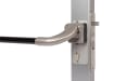A close up of the Locinox Aluminium Push Bar