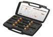 The Locinox Drillvise-4 Clamp Set in its Storage Toolbox 