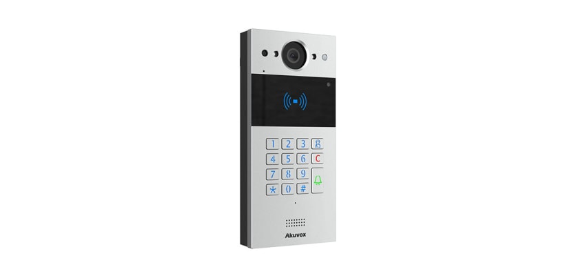 Akuvox R20KS Silver Surface Mount IP Video Intercom With Keypad