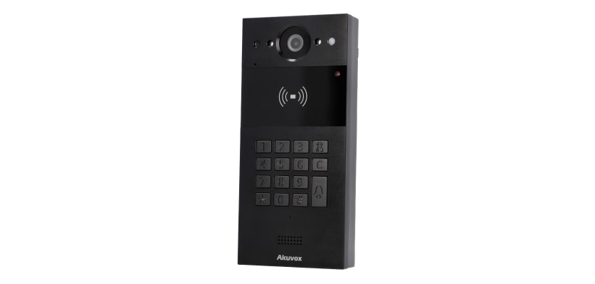 Akuvox R20KS-DRK - Black Surface Mount IP Video Intercom With Keypad