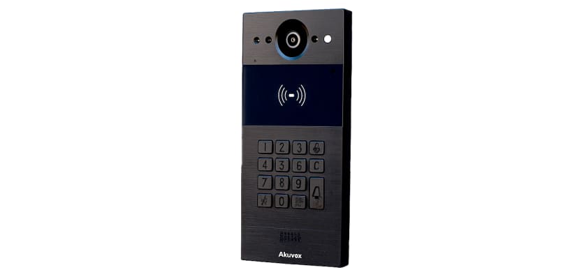Akuvox R20K-L-DRK intercom and keypad