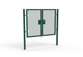 Apollo® 1.8m High x 2.4m Wide 358 Prison Mesh Double Leaf Gate Kit