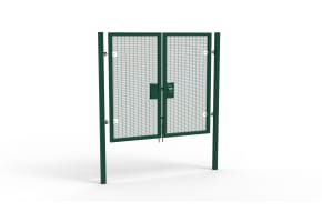 Apollo® 2.0m High x 2.4m Wide 358 Prison Mesh Double Leaf Gate Kit