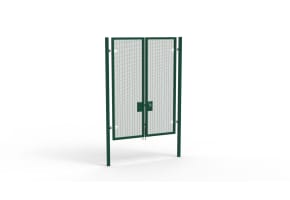 Apollo® 3.0m High x 2.4m Wide 358 Prison Mesh Double Leaf Gate Kit