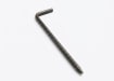 Stabilising pin with white background