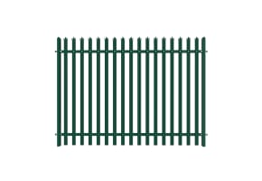 PaliGuard® 1.8m High Powder Coated Palisade Fencing Kit (BS 1722-12 Spec)