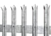 Galvanised PaliGuard® pale with triple point head