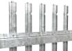 Galvanised PaliGuard® pale with round and notched head