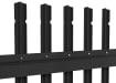 Black PaliGuard® pale with round and notched head