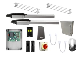    Double Leaf Above Ground Automation Bundle 4 - For A Pair Of Gates Up To 10m Wide