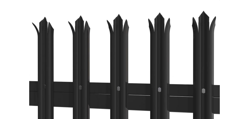 Black PaliGuard® pale with triple point head