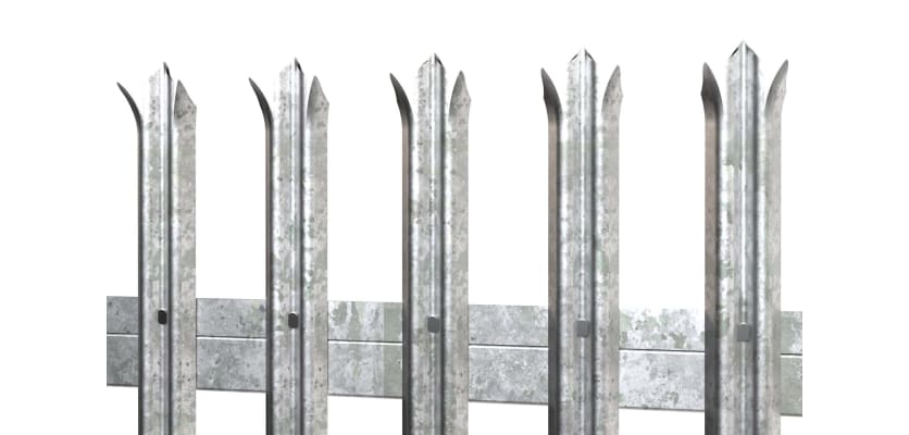 Galvanised PaliGuard® pale with triple point head