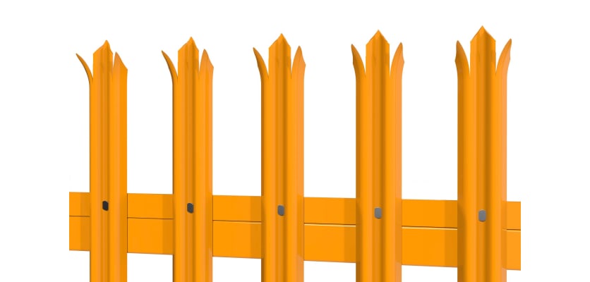 Yellow PaliGuard® pale with triple point head