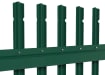 Green PaliGuard® pale with round and notched head