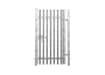 Galvanised PaliGuard® 2.1m x 4.5m Wide Palisade Single Leaf Gate Kit