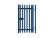 Blue PaliGuard® 2.1m x 4.5m Wide Palisade Single Leaf Gate Kit