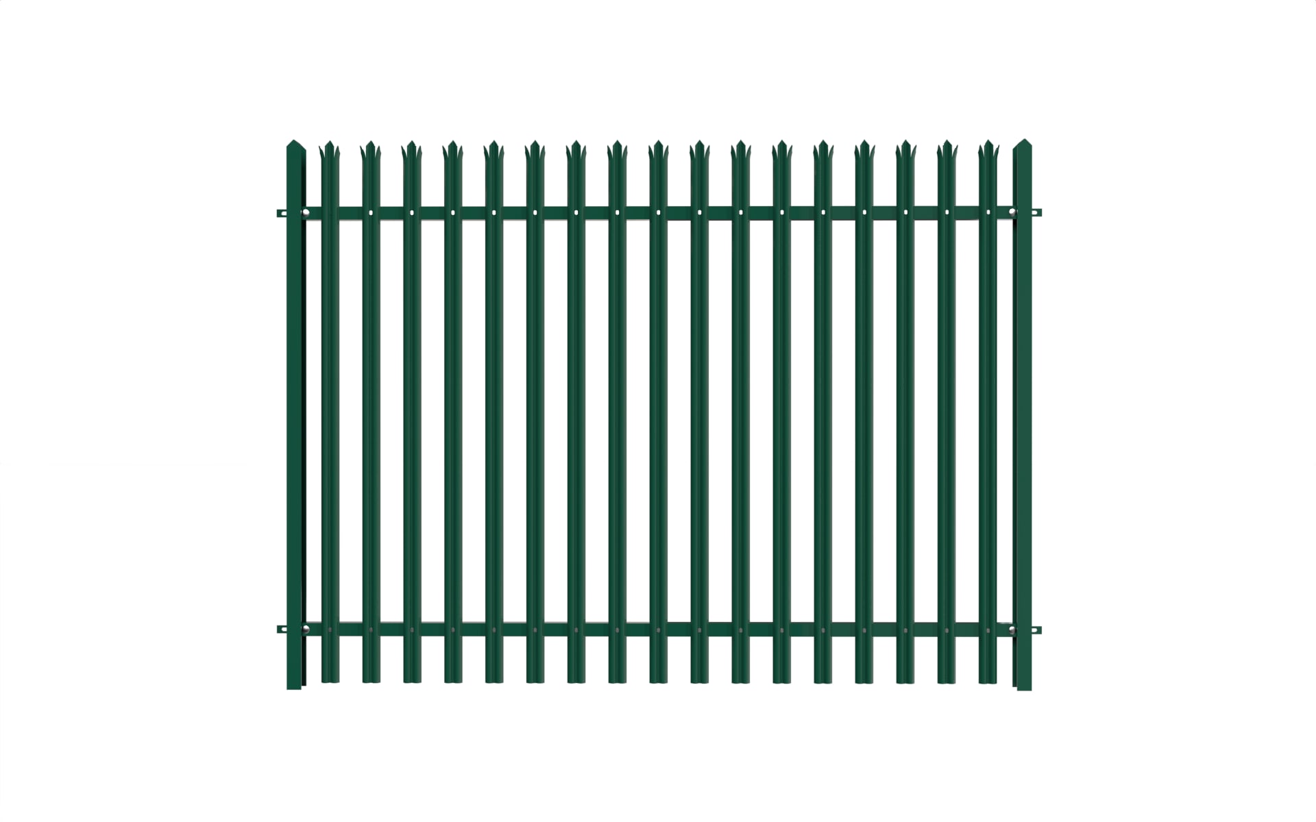 PaliGuard® 2.0m High Powder Coated Palisade Fencing Kit | First Fence Ltd