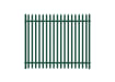 PaliGuard 2.4m Palisade Fence Panel - Single Pointed D Profile Pales - Dig In Posts - Green