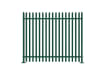 PaliGuard 2.4m Palisade Fence Panel - Triple Pointed W Profile Pales - Bolt Down Posts - Green