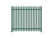 PaliGuard 2.4m Palisade Fence Panel - Single Pointed W Profile Pales - Bolt Down Posts - Green