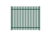 PaliGuard 2.4m Palisade Fence Panel - Triple Pointed D Profile Pales - Dig In Posts - Green