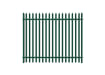 PaliGuard 2.4m Palisade Fence Panel - Single Point W Profile Pales - Dig In Posts - Green