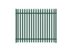 PaliGuard 3.0m High Powder Coated Palisade Fence Kit - Triple Point W Pales - Dig In Posts - Green